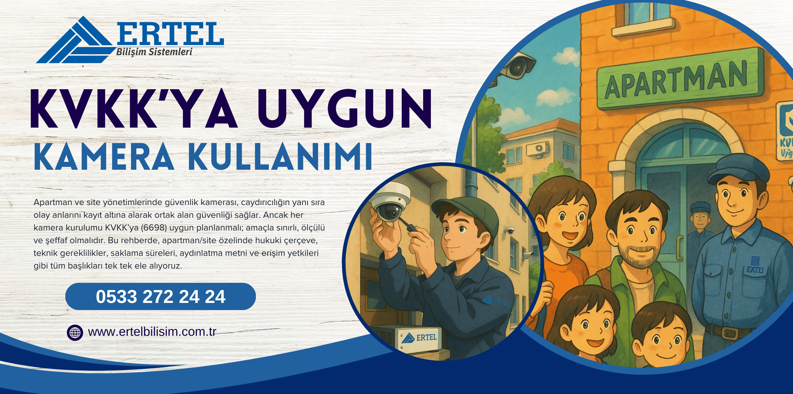 kvkk apartman site kamera rehberi