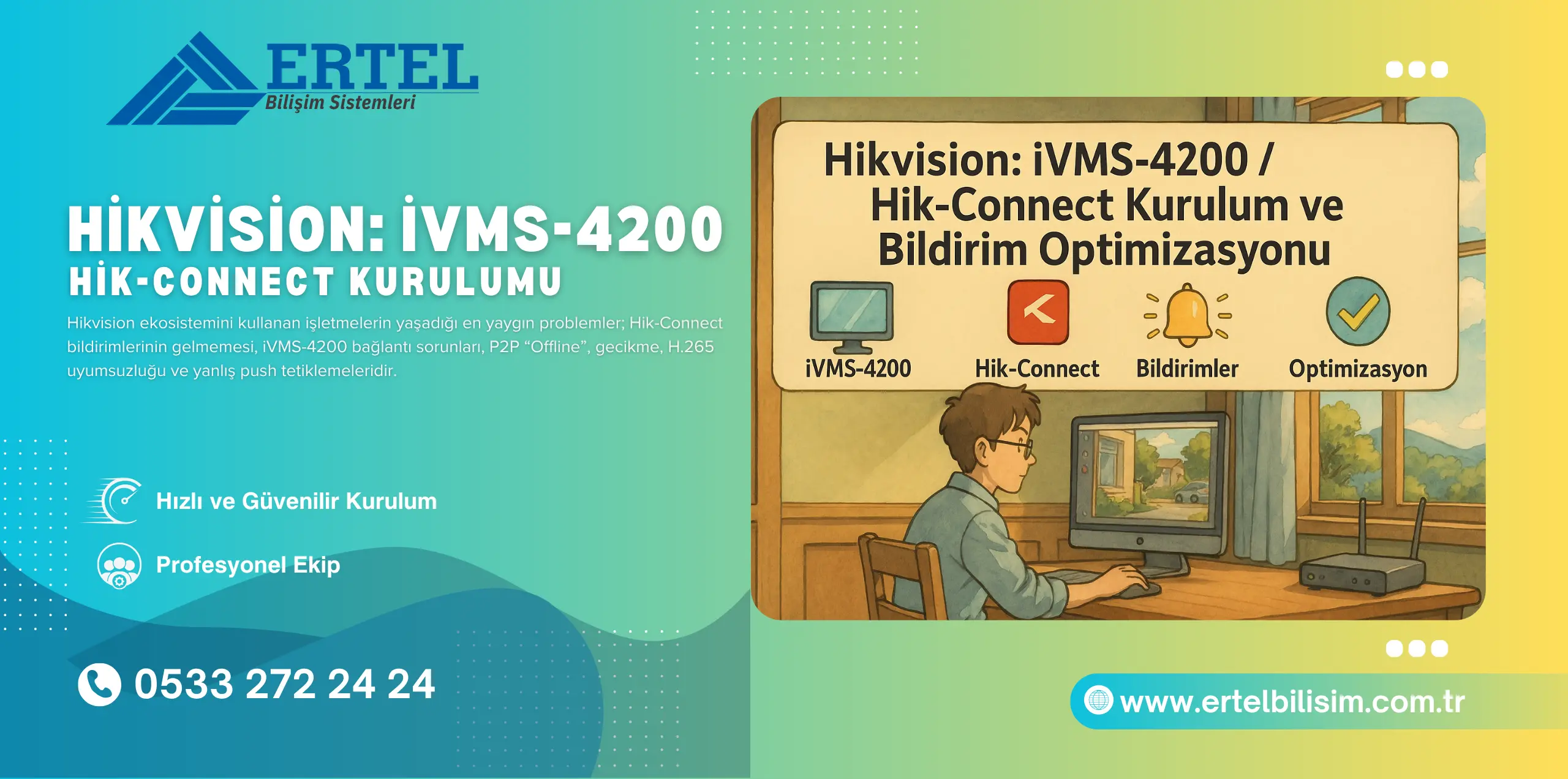Hikvision iVMS Hik Connect bildirim