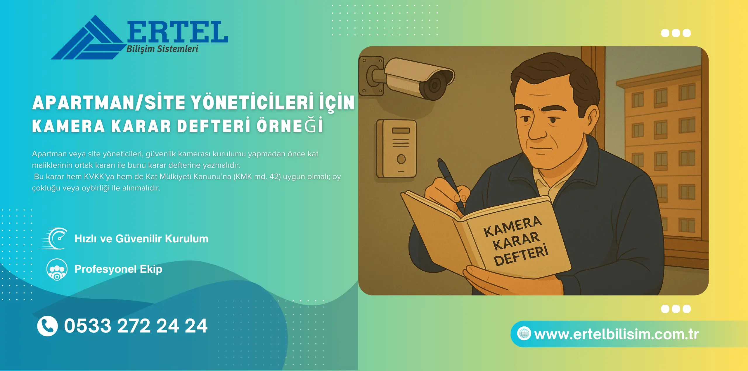 apartman site kamera karar defteri ornegi